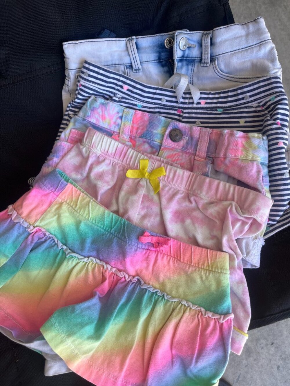 5 Pack of Toddler Girls Shorts